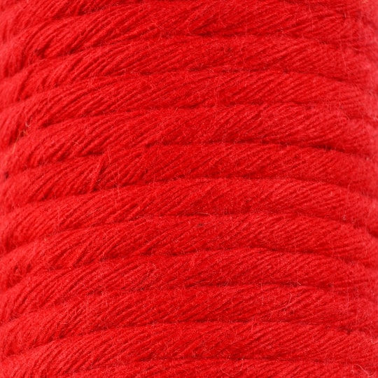 6 Packs: 3 ct. (18 total) 3mm Red Cotton Macramé Cords by Bead Landing™